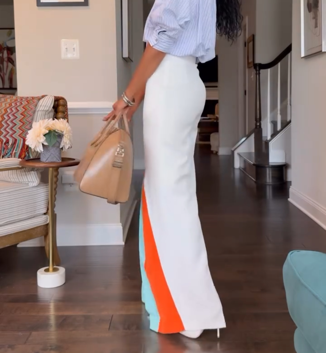 Personalized pleated pants
