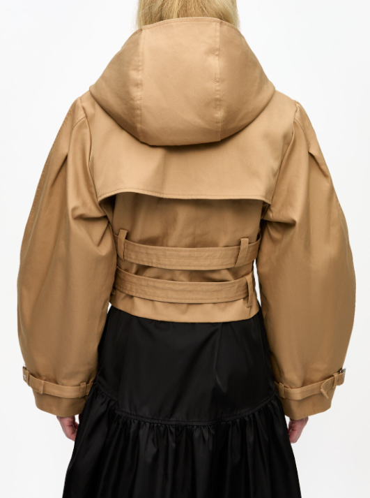 Chill Double Belted Hooded Jacket