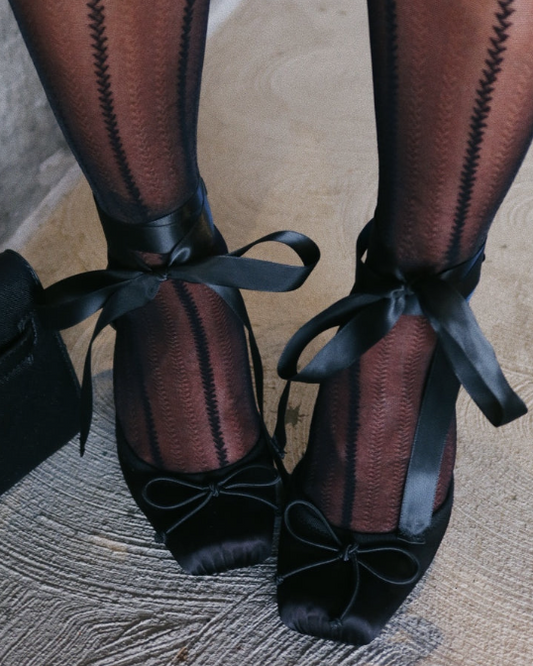 Ballet Lace Up Heels