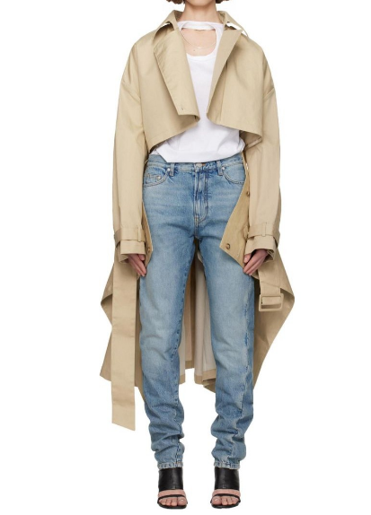 The Chic Cut-out Trench Coat