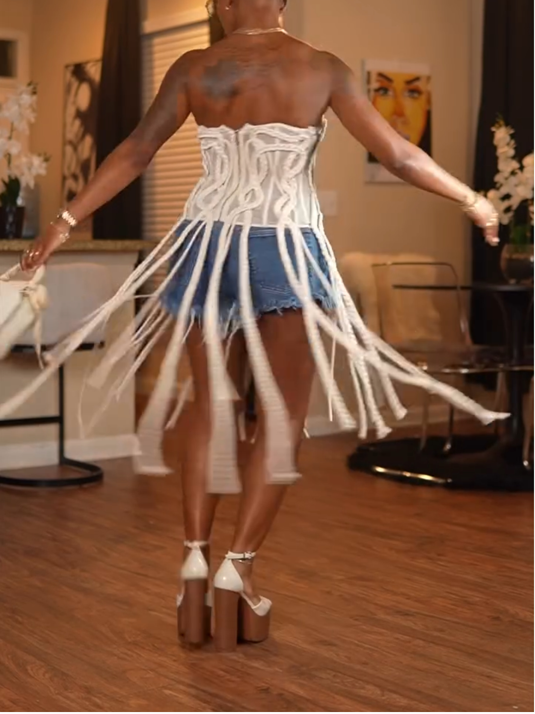 Twisted Knot Laced Corset