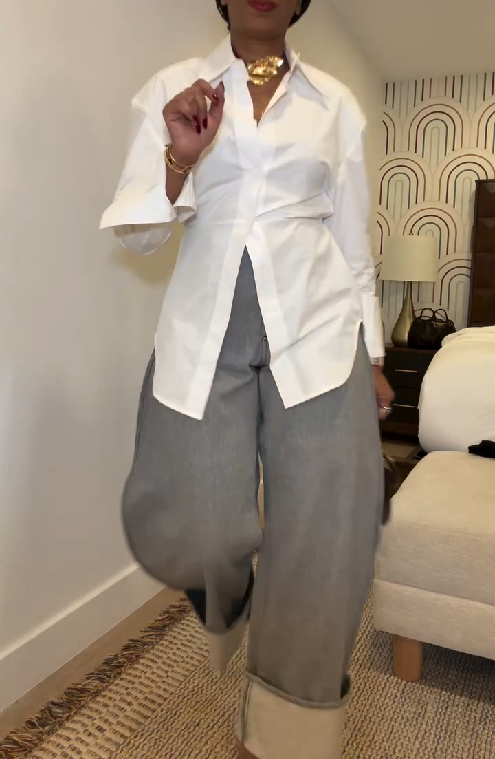 Casual shirt + jeans set