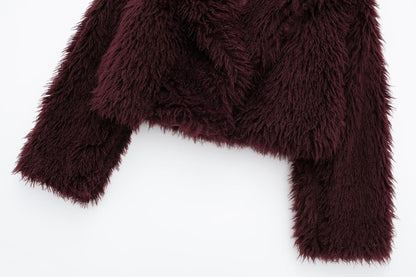 Faux Fur Fuzzy Jacket