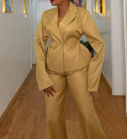 Gold suit