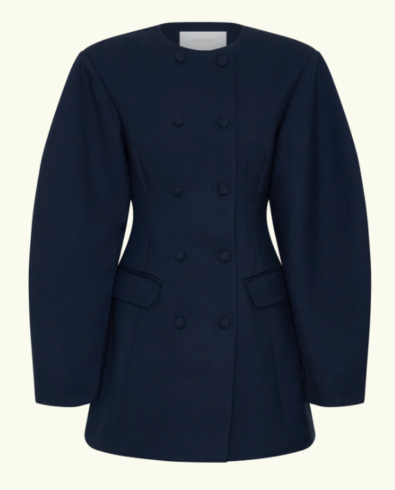 Blazer Mini Dress - Navy
