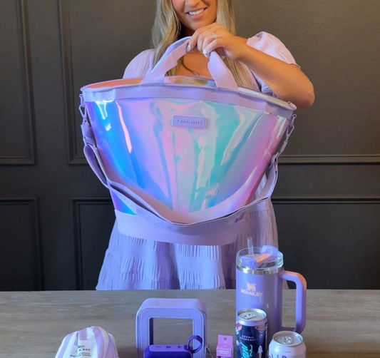 Iridescent Travel Toiletry Bag