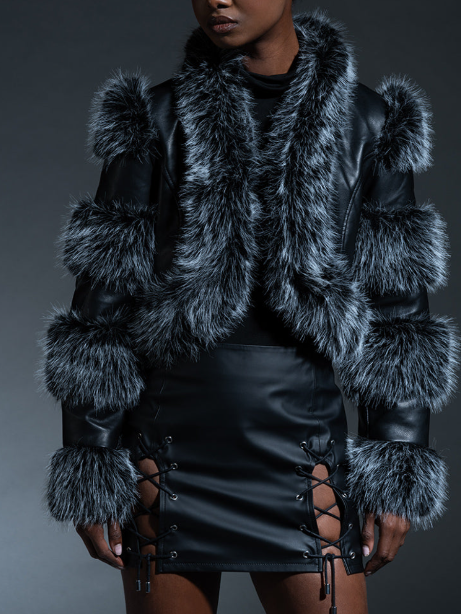 Plush Leather Jacket