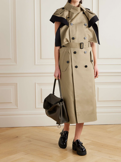 Lace-Up Double-Buckle Dress