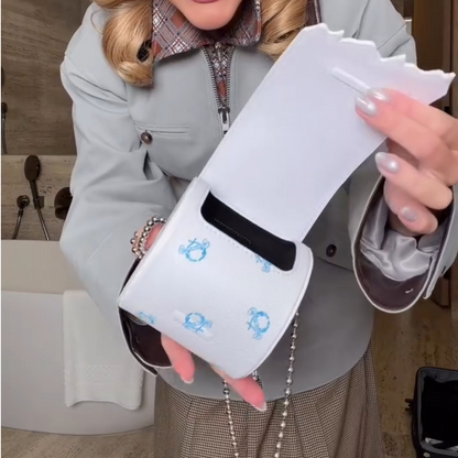 Stylish Toilet Paper Pack - Trendy and Fun Chain Tote Bag