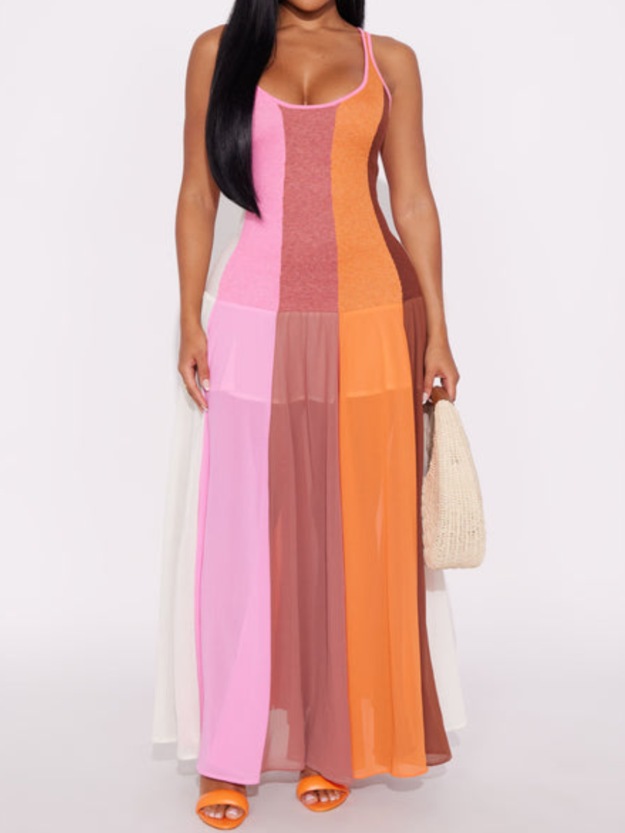 Colorful Sling Dress