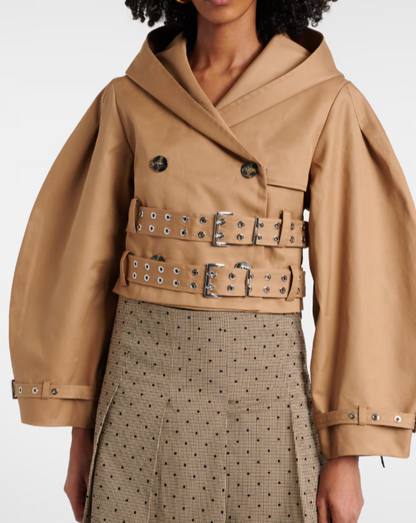 Chill Double Belted Hooded Jacket