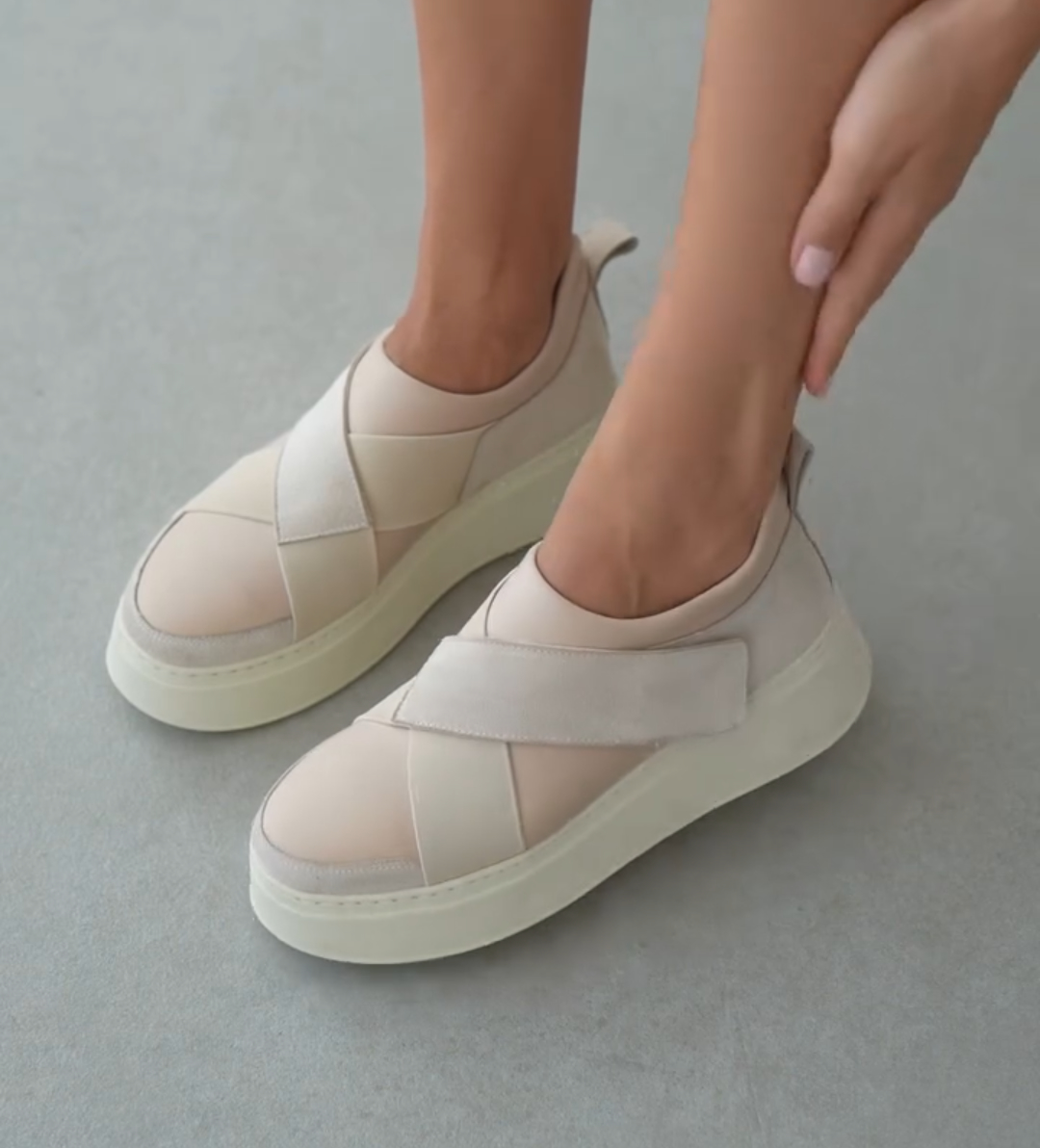 slip-on canvas shoes