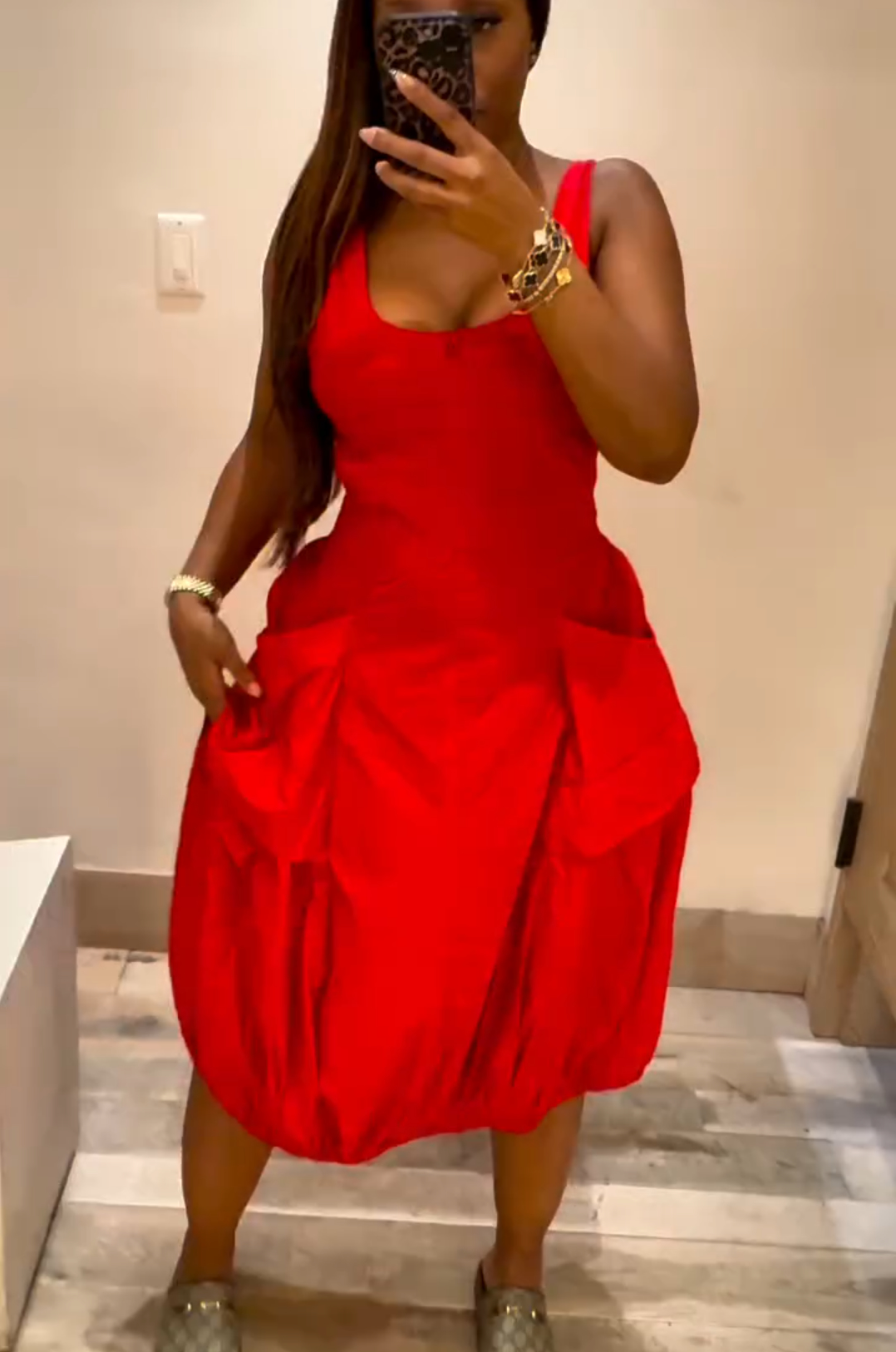 Sleeveless Backless Bud Dress