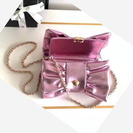 Metallic Silver 20cm Peplum Bag