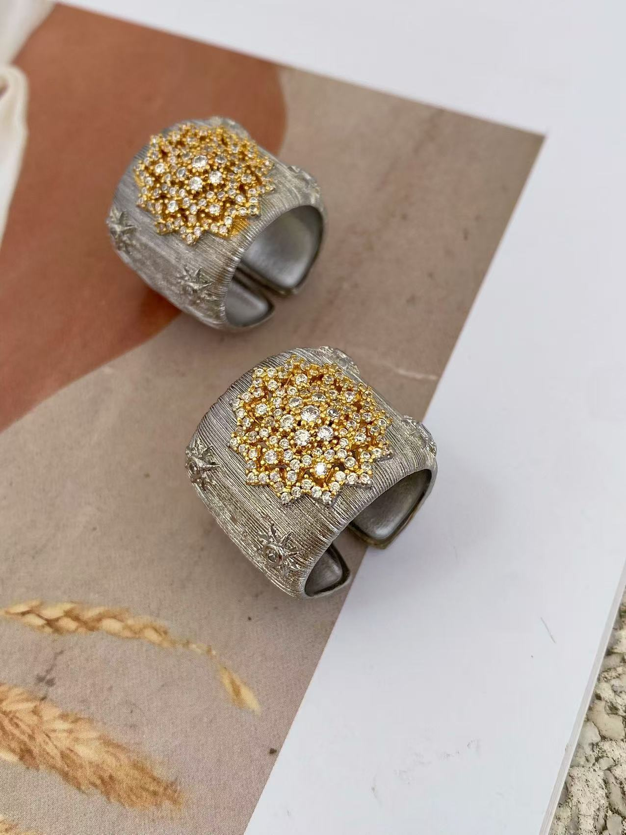 Italian craft brushed bracelet