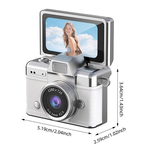 A mini, compact digital camera with a 1.47-inch LCD screen.