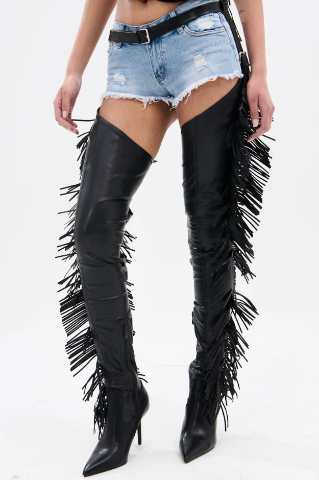 Fringe Western Vibe Boots