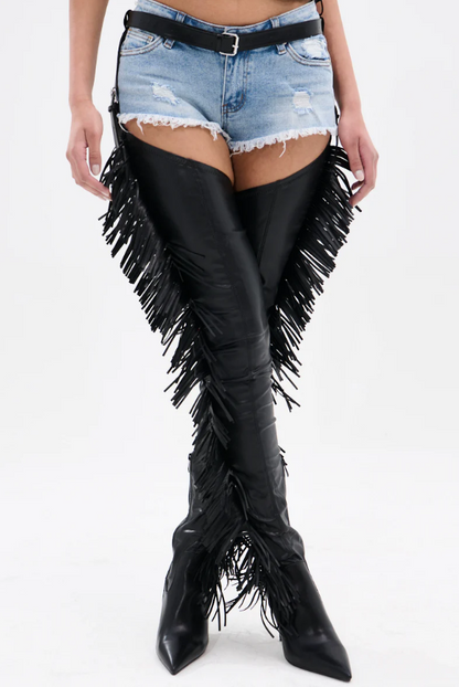 Fringe Western Vibe Boots