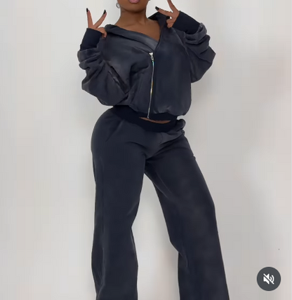 Hooded tracksuit
