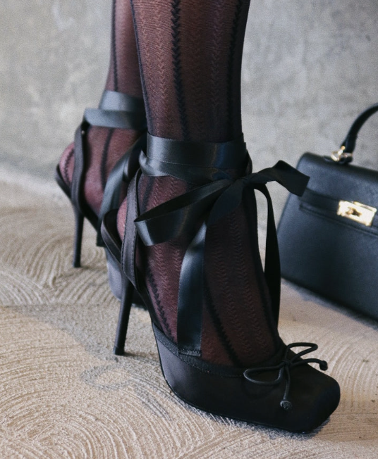 Ballet Lace Up Heels