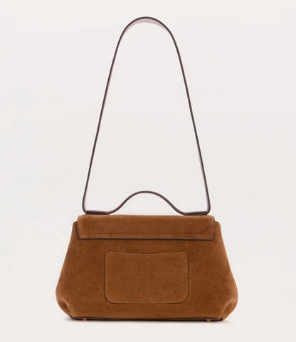 Suede Handle Bag