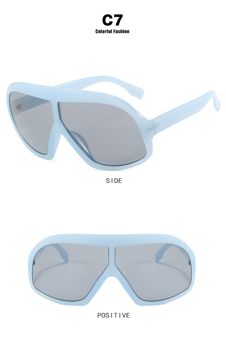 Large Frame Exaggerated Fashion Sunglasses