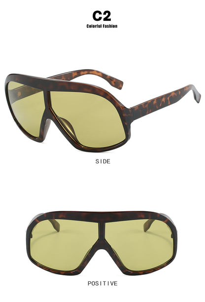 Large Frame Exaggerated Fashion Sunglasses