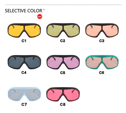 Large Frame Exaggerated Fashion Sunglasses