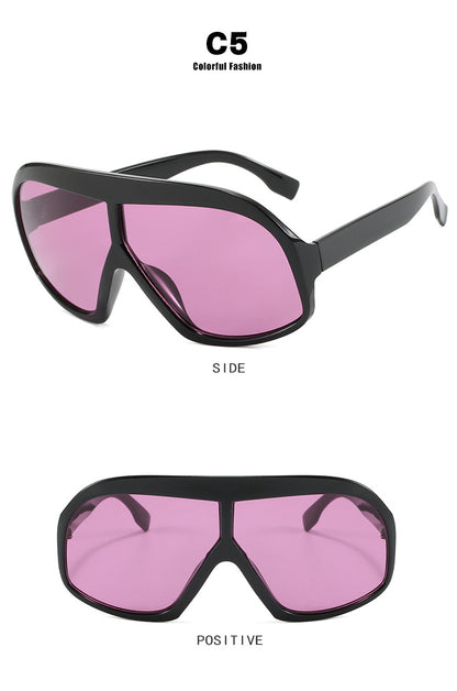 Large Frame Exaggerated Fashion Sunglasses