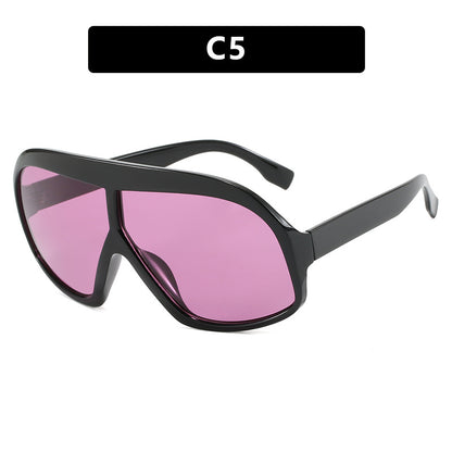 Large Frame Exaggerated Fashion Sunglasses