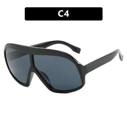 Large Frame Exaggerated Fashion Sunglasses