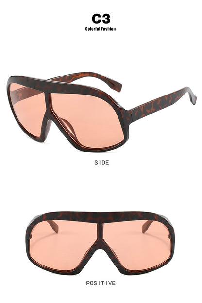 Large Frame Exaggerated Fashion Sunglasses