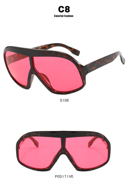Large Frame Exaggerated Fashion Sunglasses