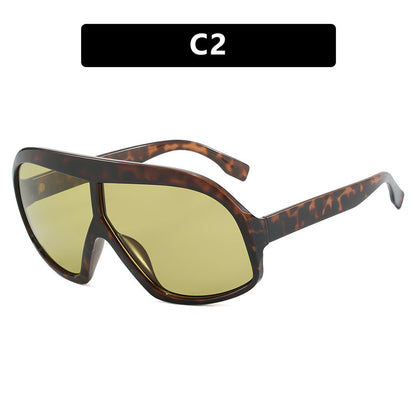 Large Frame Exaggerated Fashion Sunglasses
