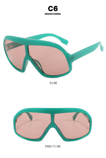 Large Frame Exaggerated Fashion Sunglasses
