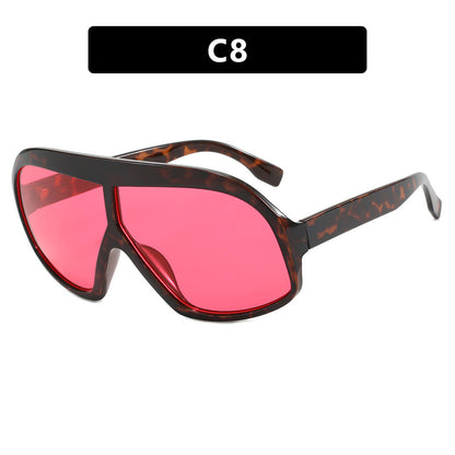 Large Frame Exaggerated Fashion Sunglasses