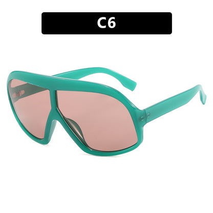 Large Frame Exaggerated Fashion Sunglasses