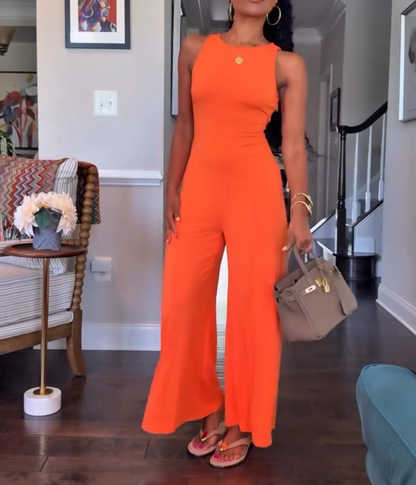 Backless jumpsuit