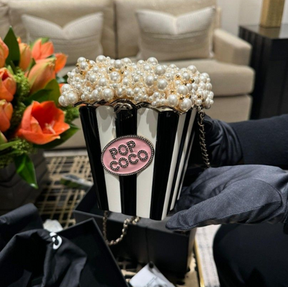 Popcorn Minaudiere Bag