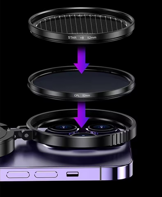 Mobile phone polarizing filter