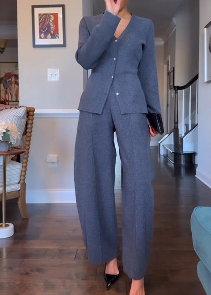 Knitted suit