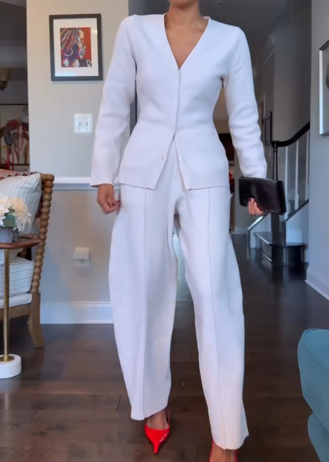 Knitted suit