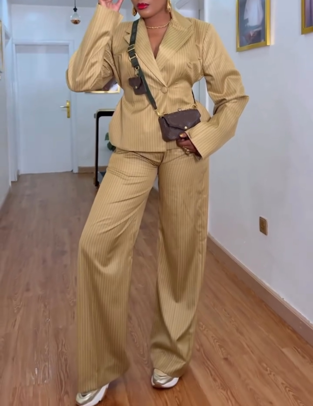 Gold suit