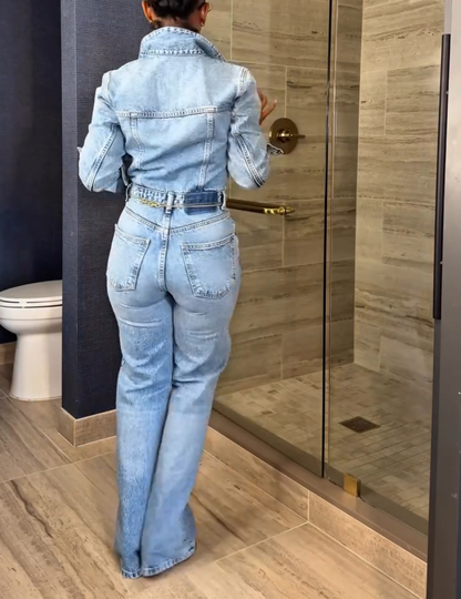 Long-sleeved jeans