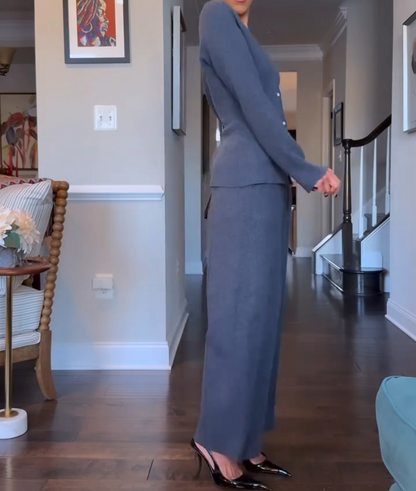 Knitted suit