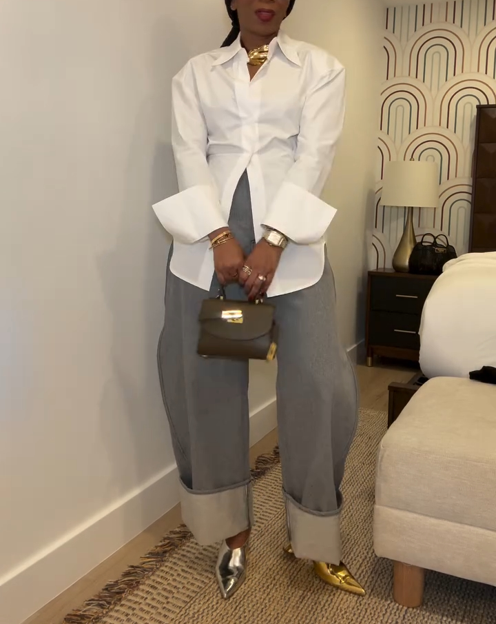 Casual shirt + jeans set